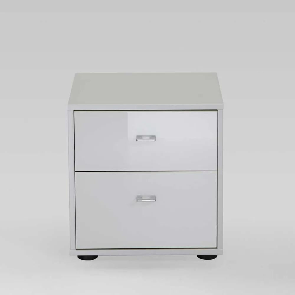 Wohnen Nachttische|Kommoden*Kleine Kommode Clear in Weiß