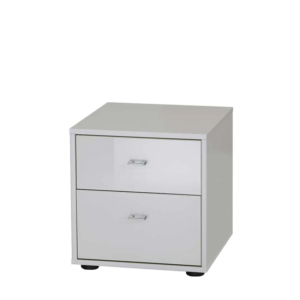 Wohnen Nachttische|Kommoden*Kleine Kommode Clear in Weiß