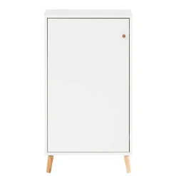 Wohnen Kleiner Ordnerschrank in Weiß - 1-türig - Obtin