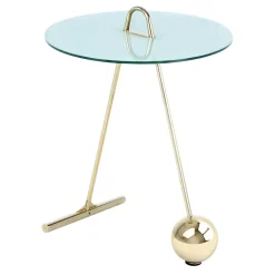 Wohnen Telefontische*Kleiner Tisch in Weiß & Gold - Fakoa