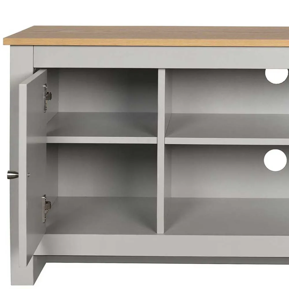 Wohnen Kleiner TV Unterschrank mit 95 cm Breite - Poliesti