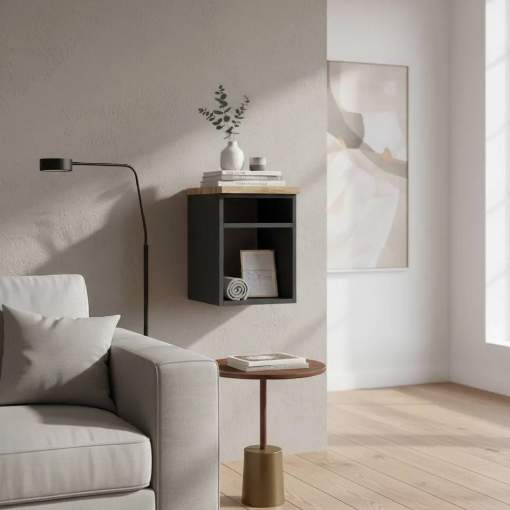 Wohnen Kleines Badregal mit 2 Fächern - Estregos