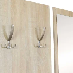 Wohnen Kleines Flurmöbel Set im Holz Look - Aberdeen (dreiteilig)