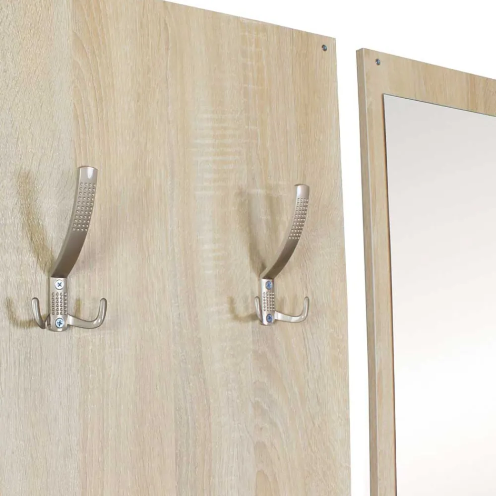 Wohnen Kleines Flurmöbel Set im Holz Look - Aberdeen (dreiteilig)