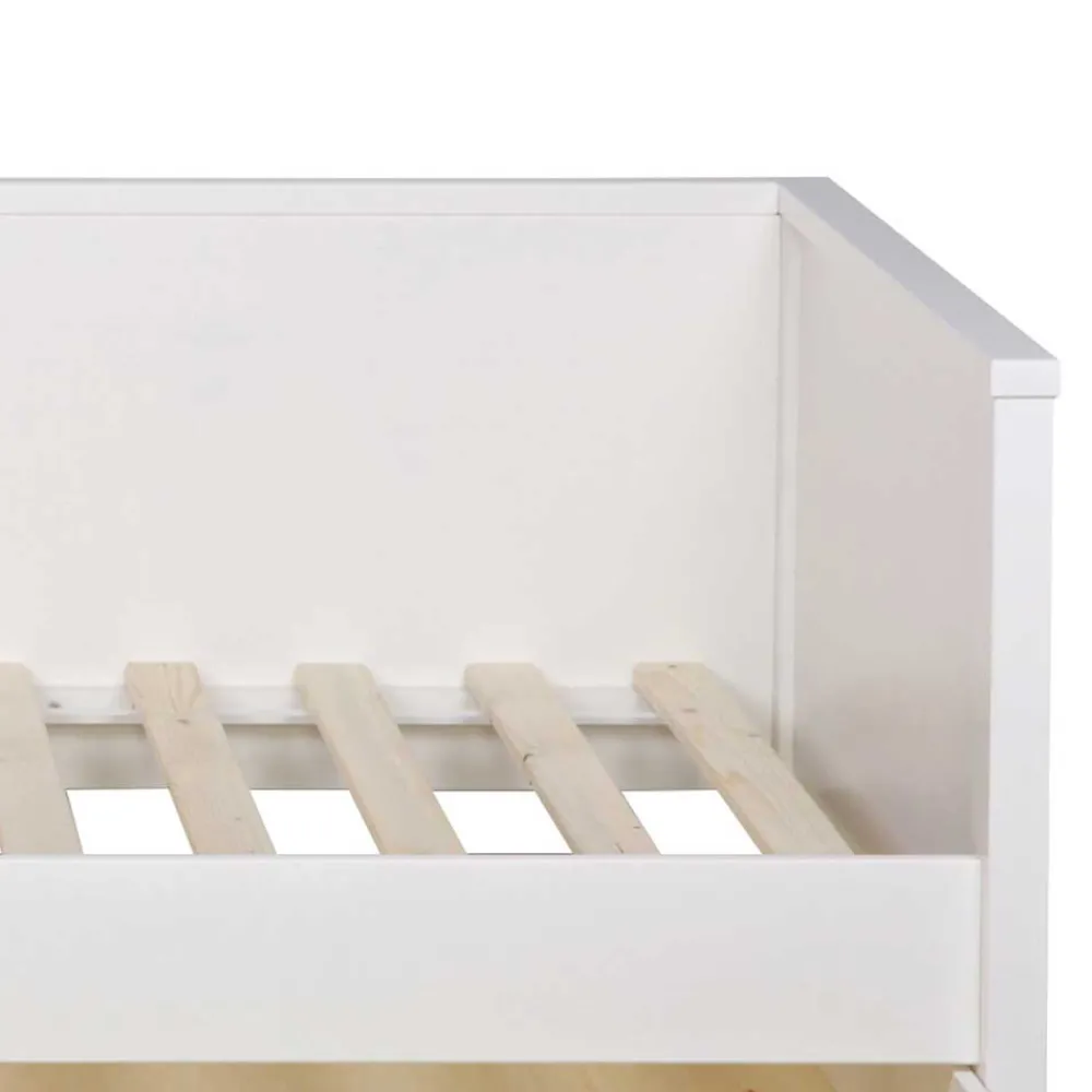 Wohnen Skandinavische Möbel|Jugendbetten*Kojenbett aus Kiefer massiv in Weiß - Blowering