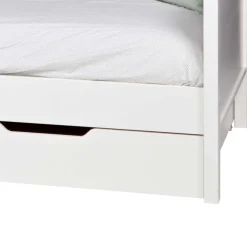 Wohnen Skandinavische Möbel|Jugendbetten*Kojenbett aus Kiefer massiv in Weiß - Blowering