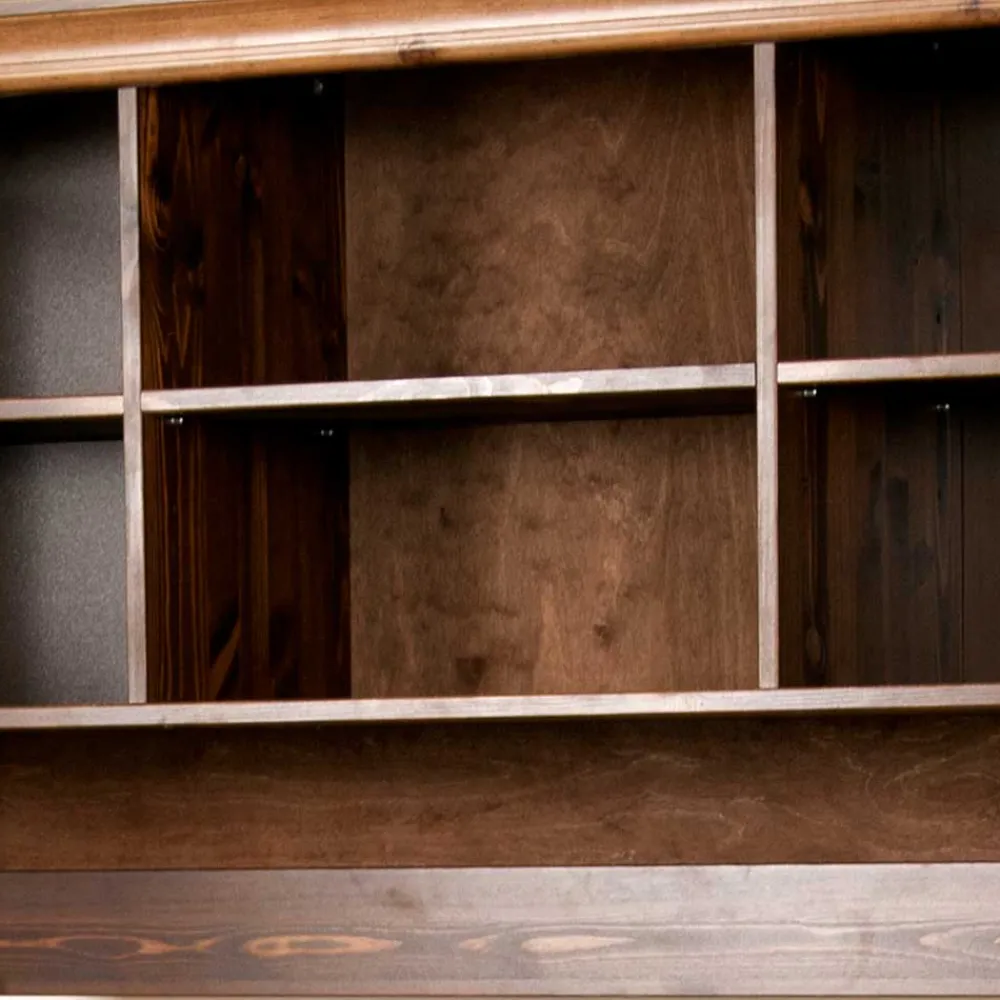 Wohnen Massivholzmöbel|Kolonialmöbel*Kolonialstil Buffet in Kiefer dunkel - Jurcavs