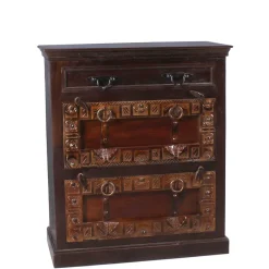 Wohnen Kolonialstil Schuhschrank mit 2 Klappen - Solapura