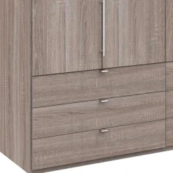 Wohnen Schränke|Jugendzimmerschränke*Kombi Falttüren-Schrank mit sechs Schubladen - Crenba