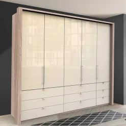 Wohnen Kleiderschränke|Kleiderschränke*Kombi Kleiderschrank mit 2 breiten Abteilen - Rativian