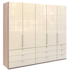 Wohnen Kleiderschränke|Kleiderschränke*Kombi Kleiderschrank mit 2 breiten Abteilen - Rativian