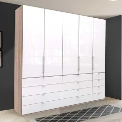 Wohnen Schränke|Kleiderschränke*Kombi Kleiderschrank mit 12 Schubkästen - Bosays