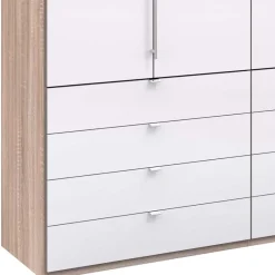 Wohnen Schränke|Kleiderschränke*Kombi Kleiderschrank mit 12 Schubkästen - Bosays