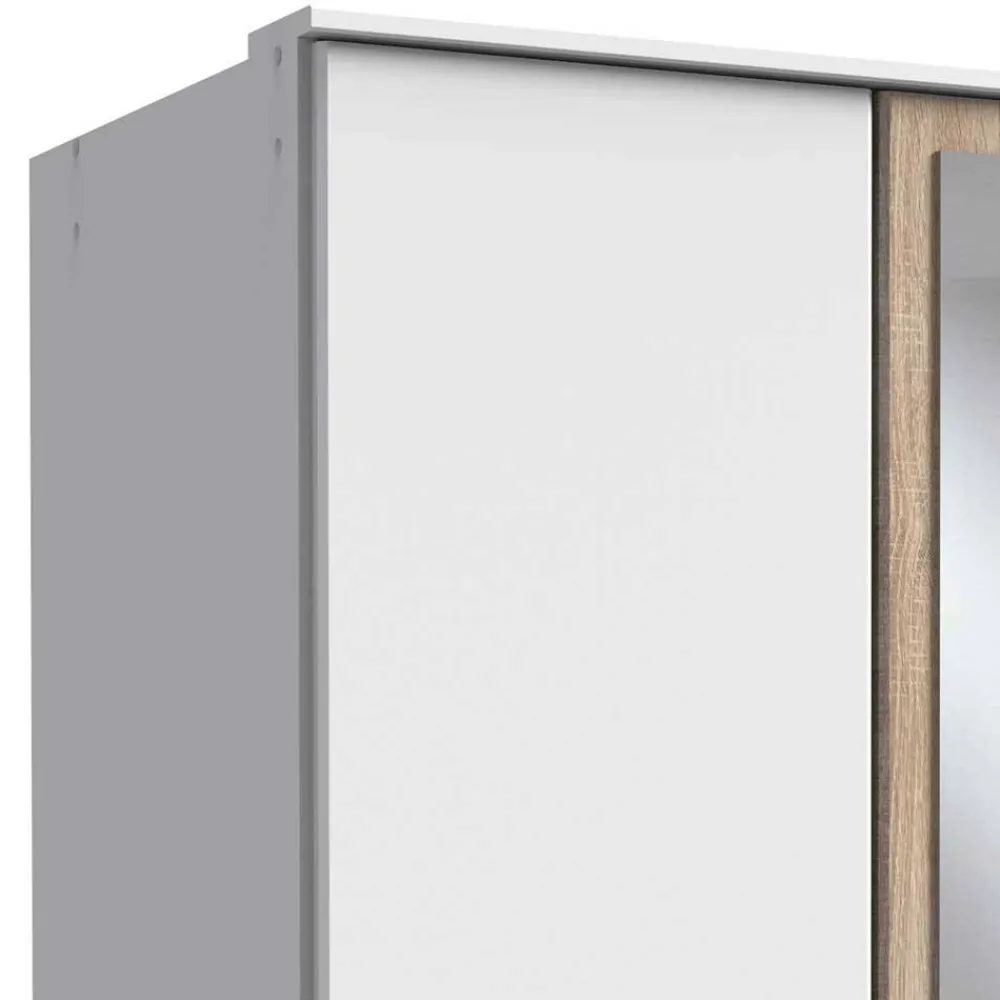 Wohnen Kombi Kleiderschrank mit Türen & Schubladen - Magdelan