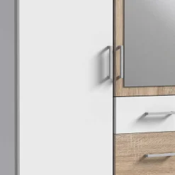 Wohnen Kombi Kleiderschrank mit Türen & Schubladen - Magdelan