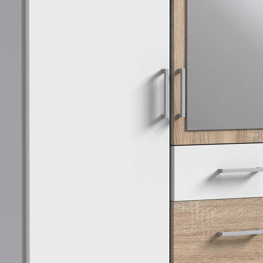 Wohnen Kombi Kleiderschrank mit Türen & Schubladen - Magdelan