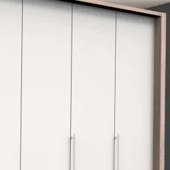 Wohnen Kleiderschränke|Kleiderschränke*Kombi Kleiderschrank mit Schubkästen und Falttüren - Vaclyn