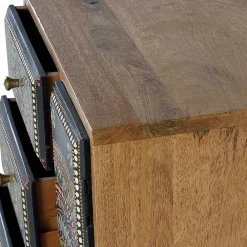 Wohnen Boho Style Möbel|Orientalische Möbel*Kombi Kommode mit Mandala Malereien Front - Marike