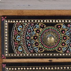 Wohnen Boho Style Möbel|Orientalische Möbel*Kombi Kommode mit Mandala Malereien Front - Marike