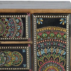 Wohnen Boho Style Möbel|Orientalische Möbel*Kombi Kommode mit Mandala Malereien Front - Marike