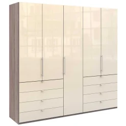 Wohnen Kleiderschränke|Kleiderschränke*Kombi-Kleiderschrank mit acht Schubladen - Champ