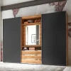 Wohnen Kombi-Kleiderschrank mit offenen Fächern - Bafata