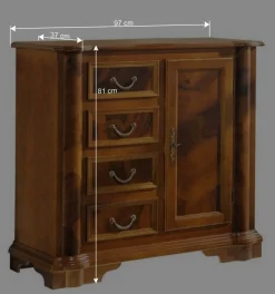 Wohnen Kombi-Kommode in Nussbaum - Palienca