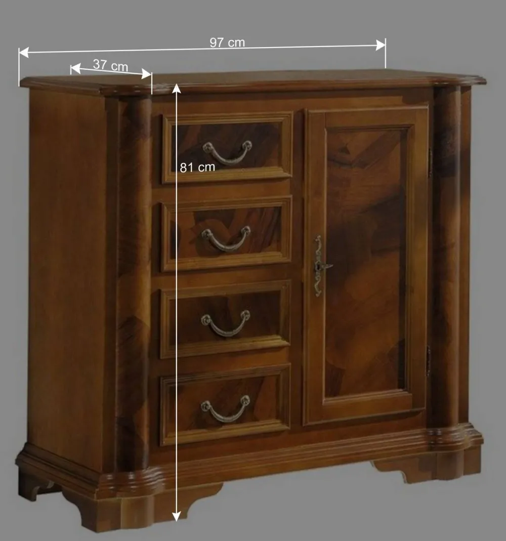 Wohnen Kombi-Kommode in Nussbaum - Palienca