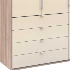 Wohnen Kleiderschränke|Kleiderschränke*Kombi-Schlafzimmerschrank in Cremefarben - Rativian