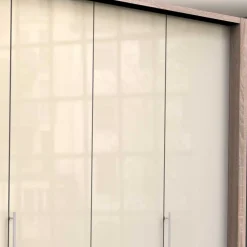 Wohnen Kleiderschränke|Kleiderschränke*Kombi-Schlafzimmerschrank in Cremefarben - Rativian