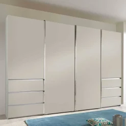 Wohnen Kleiderschränke|Kleiderschränke*Kombi-Schwebetürenschrank in Champagner - Eusebia