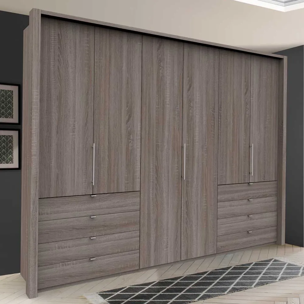 Wohnen Schränke|Kleiderschränke*Komfort Kleiderschrank mit acht Schubladen - Crenba