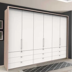 Wohnen Komfort Kleiderschrank mit drei Falttüren - Vaclyn