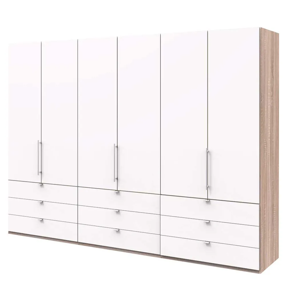 Wohnen Komfort Kleiderschrank mit drei Falttüren - Vaclyn