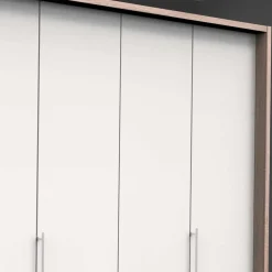 Wohnen Komfort Kleiderschrank mit drei Falttüren - Vaclyn