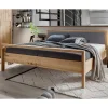 Wohnen Graue Möbel|Naturholzmöbel*Komfort-Einzelbett in 140x200 aus Wildeiche - Martinez