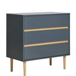 Wohnen Sideboards & Kommoden|Flurkommoden*Kommode in Dunkelgrau und Kiefer - Street