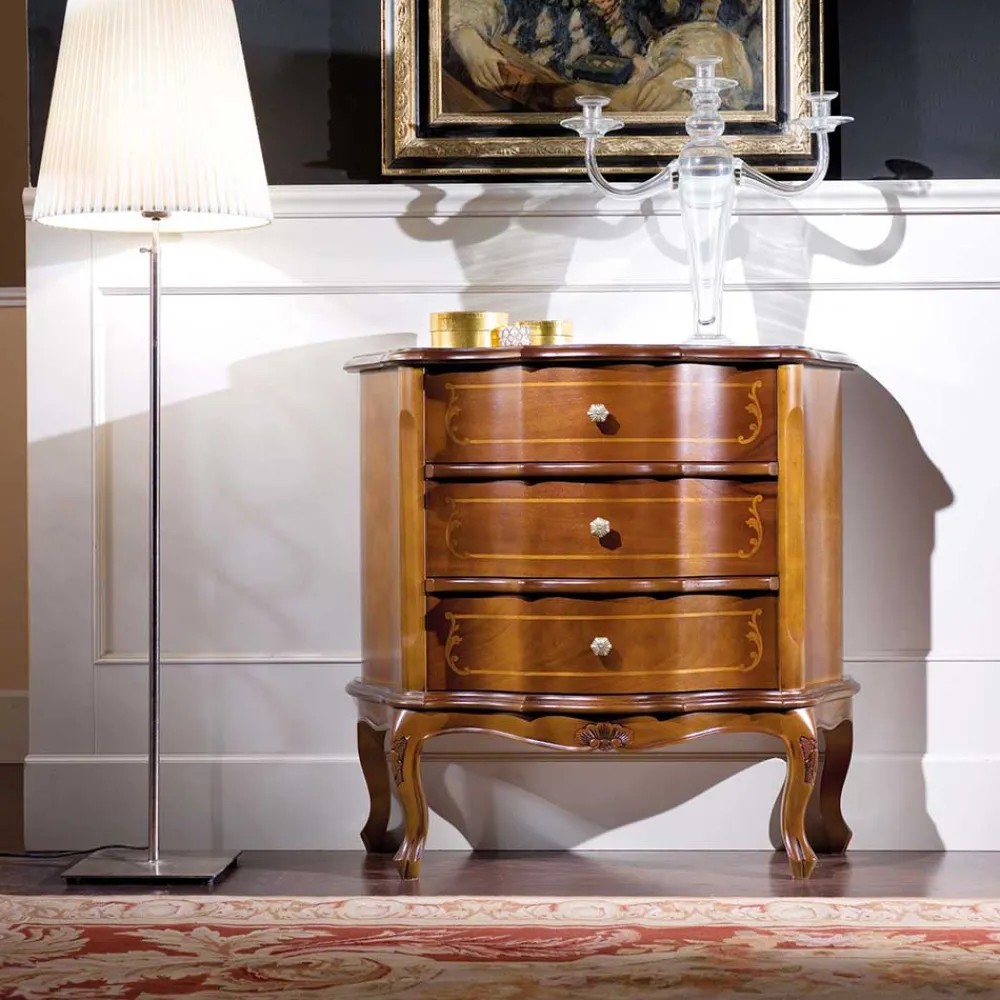 Wohnen Kommode in Nussbaum Dentro italienischer Stil