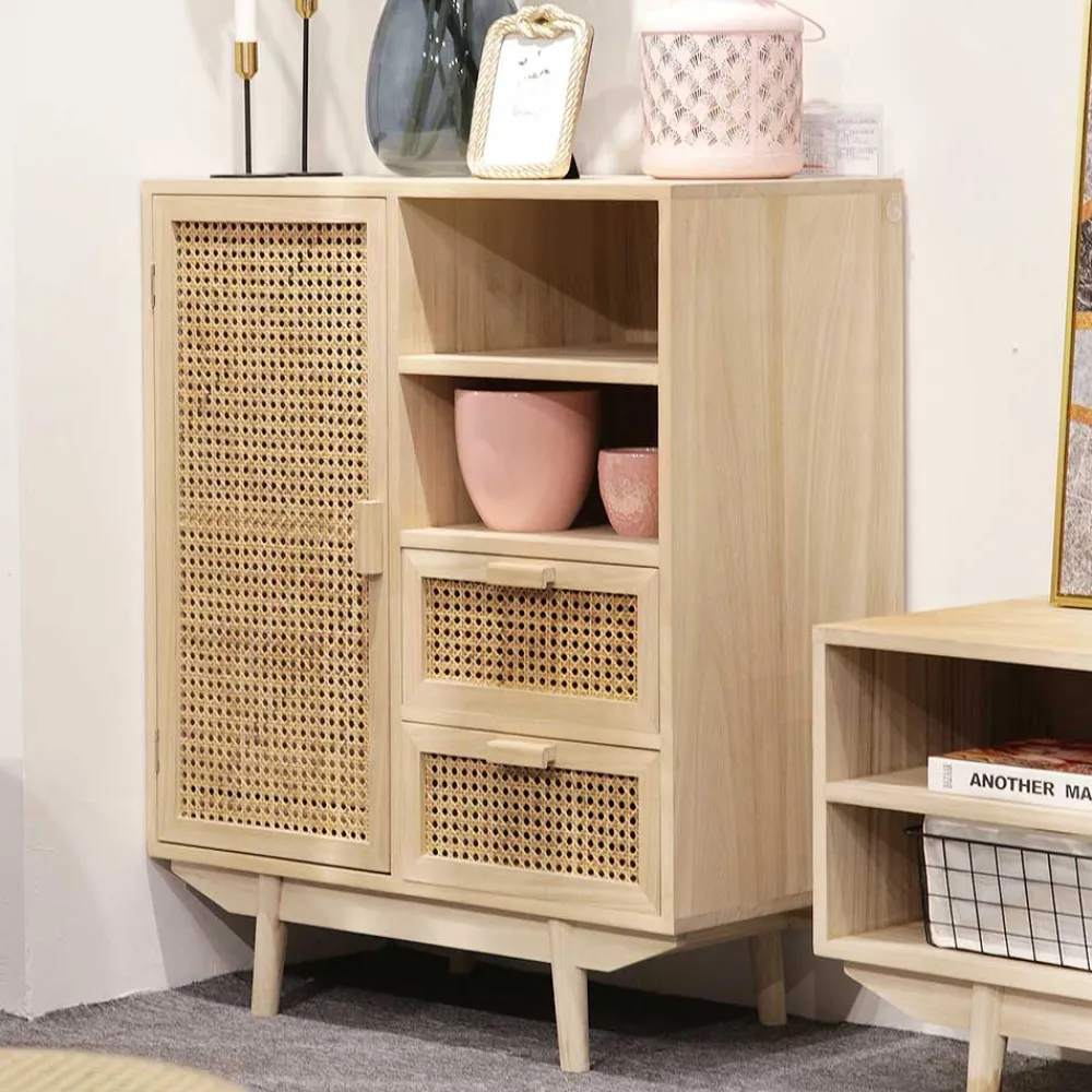 Wohnen Kommode mit Füllungen aus Wiener Geflecht - Oncinasa