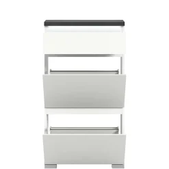 Wohnen Schuhschränke*Kommode mit Schublade und zwei Schuhklappen - Suad