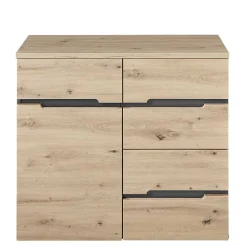 Wohnen Kommode mit vier Schubladen & Tür - Kuetra I