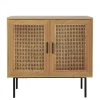 Wohnen Kommode mit Wiener Geflecht Türen - Esholda