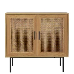 Wohnen Kommode mit Wiener Geflecht Türen - Esholda