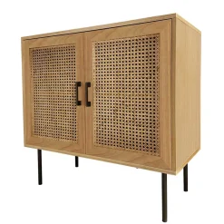 Wohnen Kommode mit Wiener Geflecht Türen - Esholda