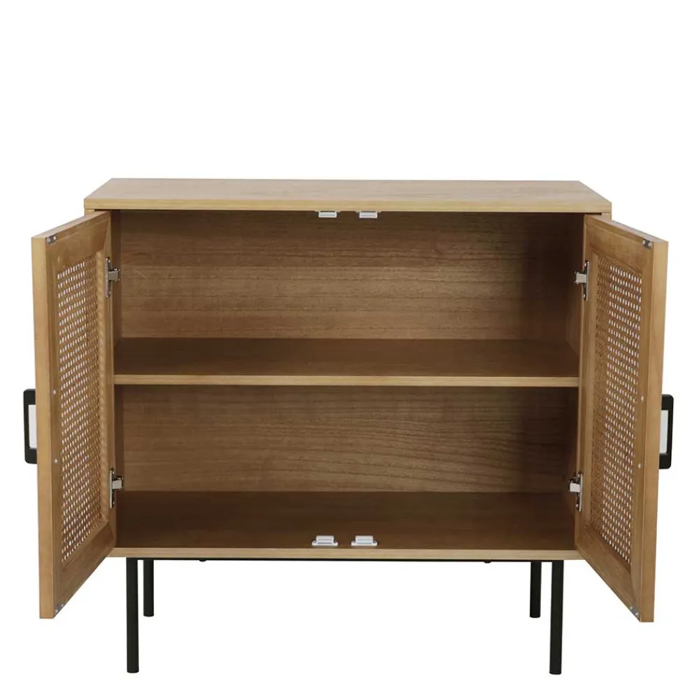 Wohnen Kommode mit Wiener Geflecht Türen - Esholda