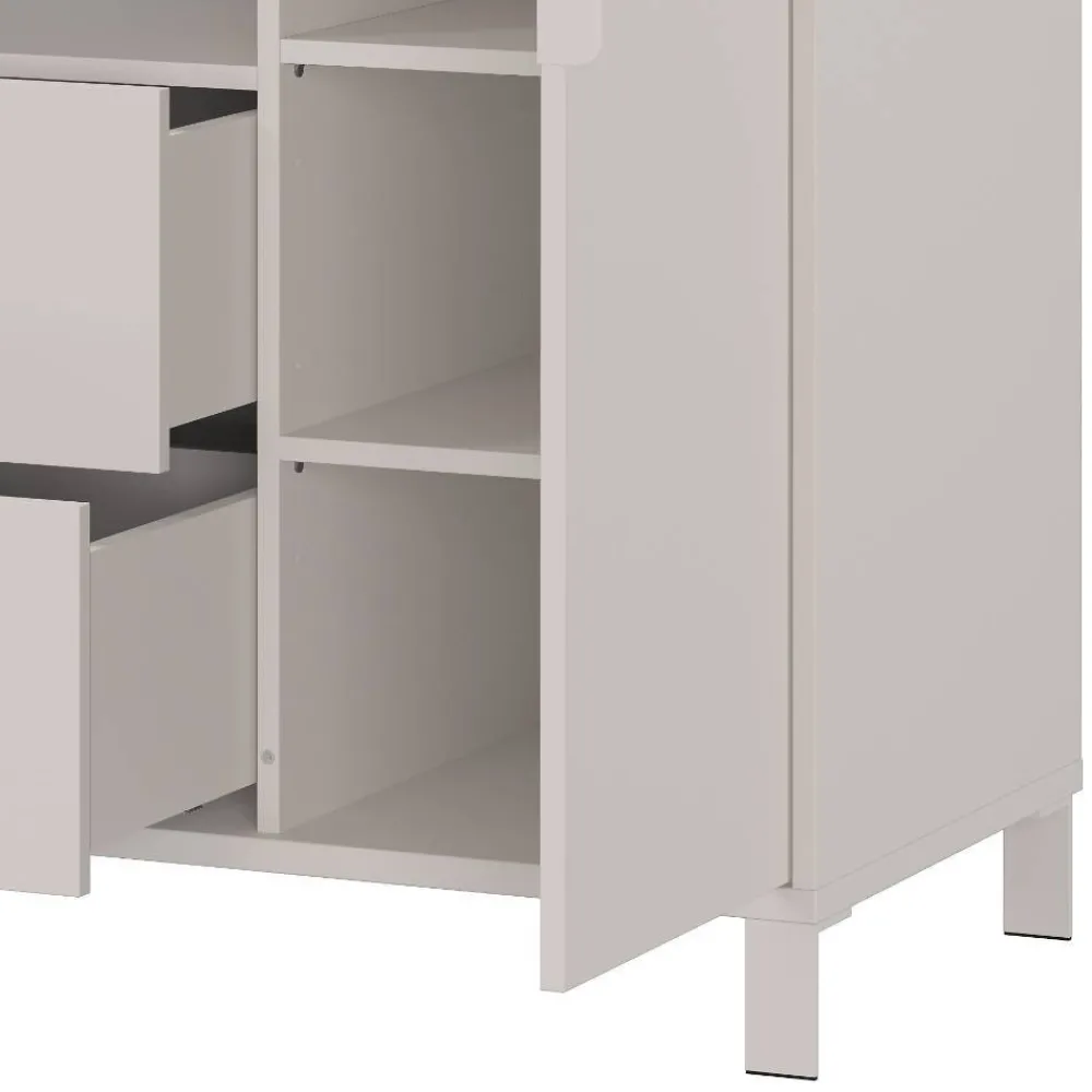 Wohnen Kinderkommoden|Kindermöbel*Kommode Wickelkommode in Hellgrau - Afilon