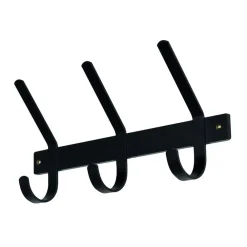 Wohnen Garderoben|Garderoben*Kompakte 3 Haken Garderobe aus Stahl - Daharas