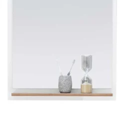 Wohnen Badezimmer Komplett*Kompakte Badmöbel im Skandi Design - Timur (dreiteilig)