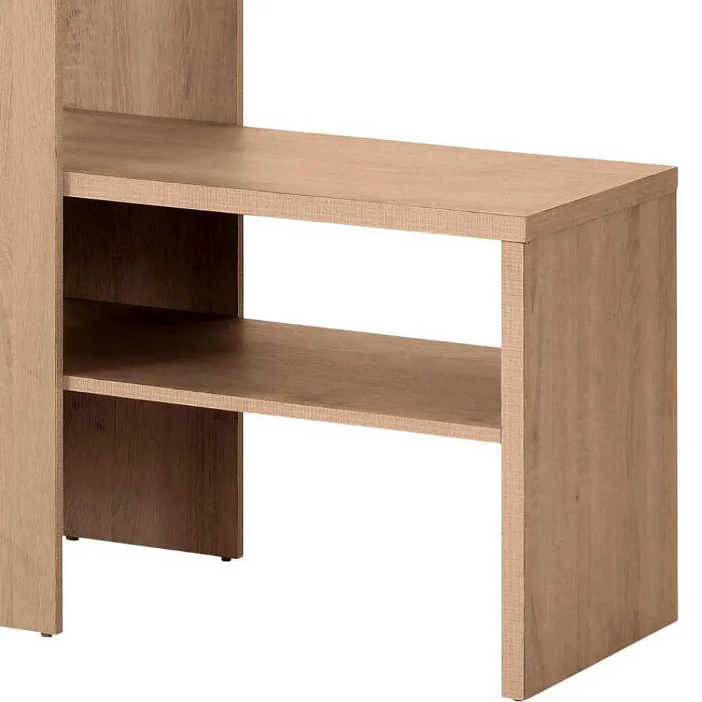 Wohnen Kompakte Garderobe in Holzoptik Eiche - Alekona