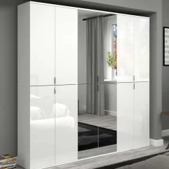 Wohnen Jugendzimmerschränke*Kompakte Schrank Kombi 12-türig - Ejulia (dreiteilig)